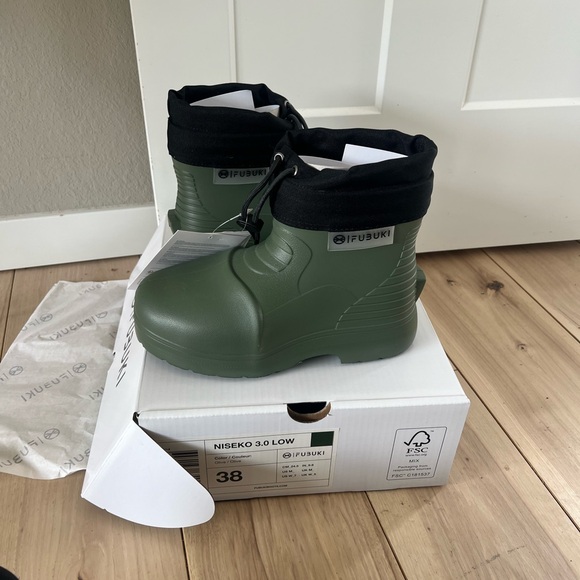 Fubuki Niseko 3.0 Low Boots Olive - Picture 4 of 6